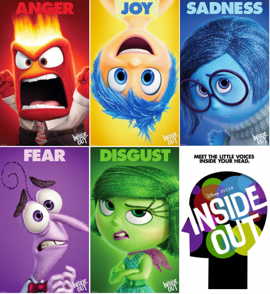 Inside Out Characters Emotions Printable