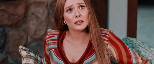 Wandavision S01e03 Elizabeth Olsen as Wanda Maximoff aka Scarlet Witch